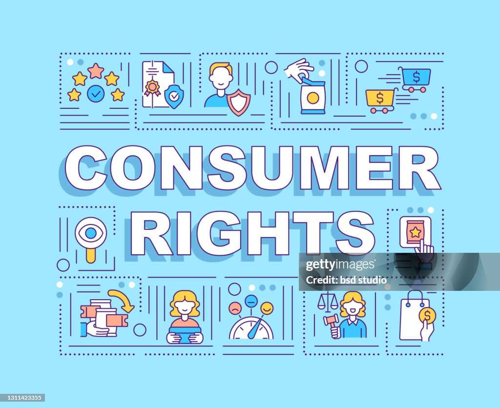 Cursive Consumer Rights Consumer Rights Word Concepts Banner High-Res Vector Graphic - Getty Images