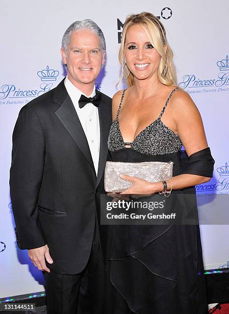 Dr. Jon Turk and Carolyn Gusoff Turk attend the 2011 Princess Grace Awards Gala at Cipriani 42nd Street on November 1, 2011 in New York City.