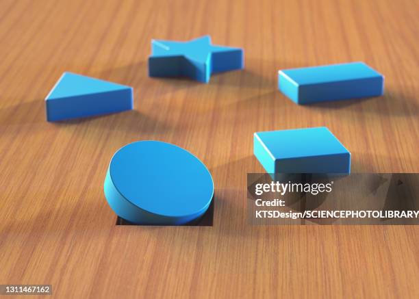 illustrations, cliparts, dessins animés et icônes de toy blocks, illustration - scie sauteuse