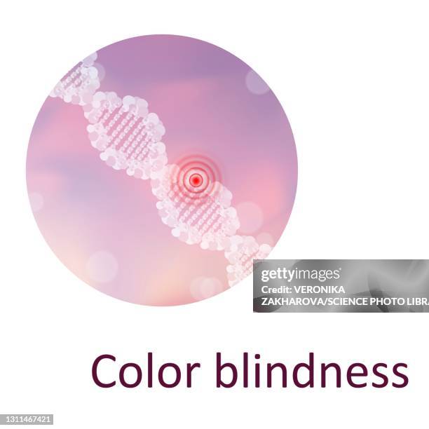 colour blindness, illustration - color blindness stock illustrations