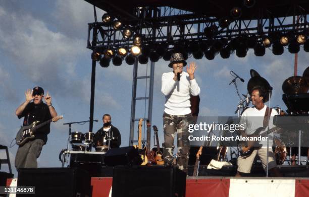 Country music band Sawyer Brown performs in 2001 in Apopka, Florida, hometown of band founders Mark Miller and keyboardist Greg Hubbard.