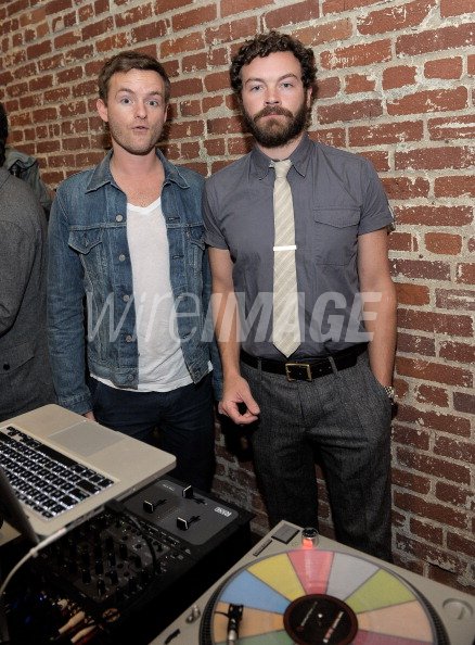 Actors Christopher Masterson and Danny...