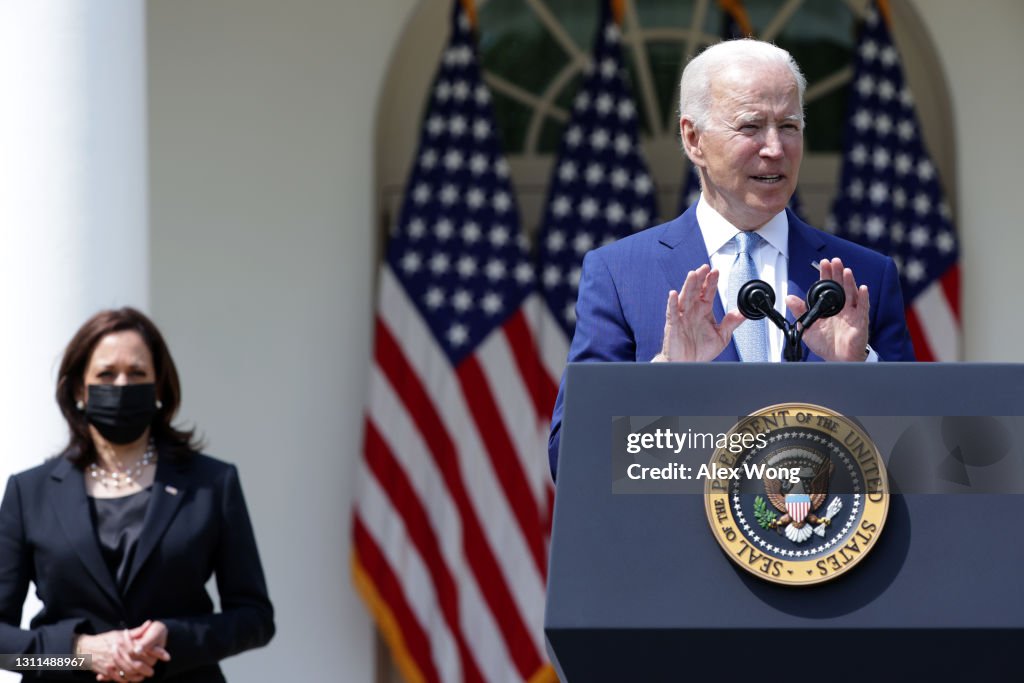 President Biden Delivers Remarks On Gun Violence Prevention From White House Rose Garden