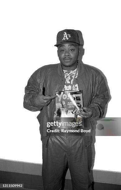 Rapper MC Breed poses for photos backstage at The Arena in St. Louis ...