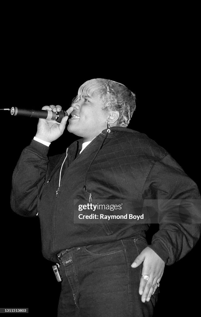Nicki D Rapper Rapper Nikki D performs at the Riviera Theatre in Chicago, Illinois ...