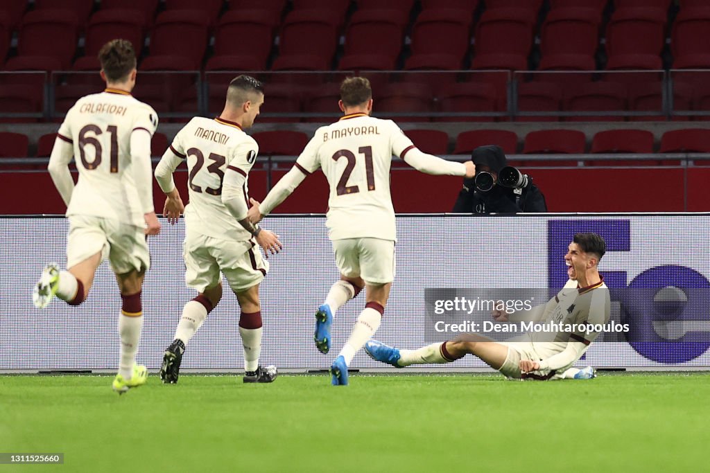 Ajax v AS Roma - UEFA Europa League Quarter Final: Leg One