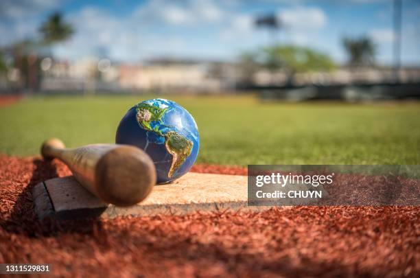 gioco del mondo - baseball international foto e immagini stock
