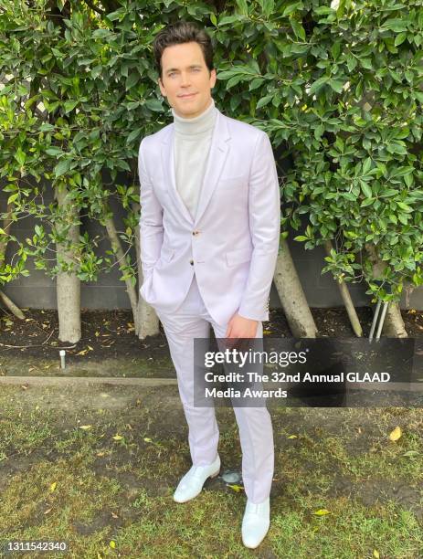 In this image released on April 8, Matt Bomer attends The 32nd Annual GLAAD Media Awards broadcast on April 08, 2021.