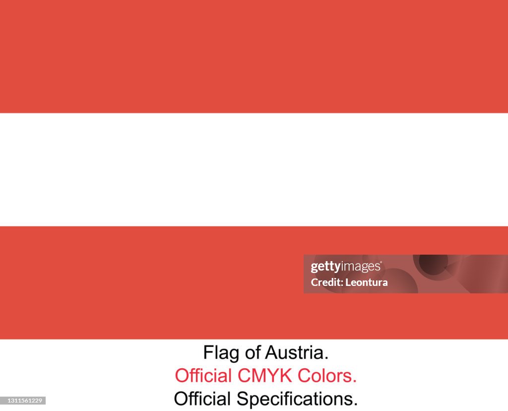 Austria Color Code Austrian Flag High-Res Vector Graphic - Getty Images