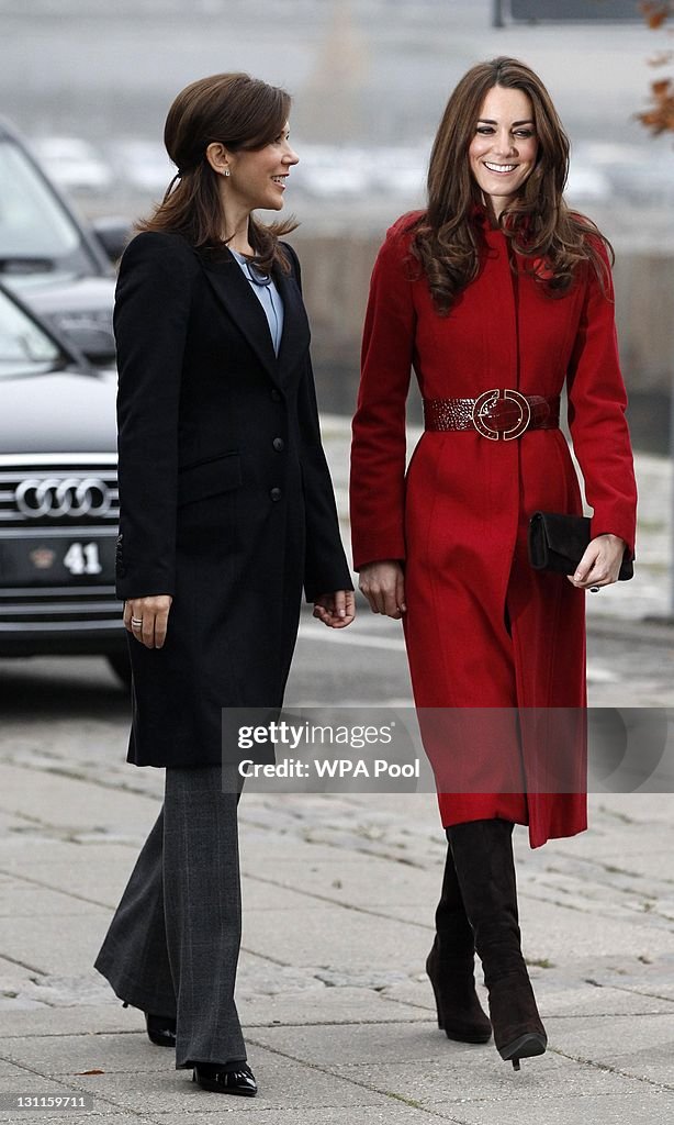 The Duke And Duchess Of Cambridge Visit A Unicef Facility In Denmark