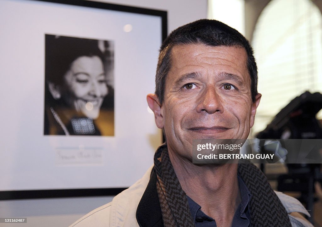 French novelist Emmanuel Carrere poses a