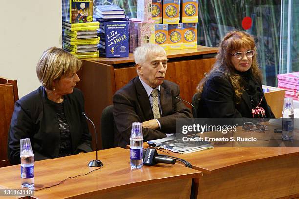 Anna Maria Camerini, Ernesto Nicosia and Antonella Lualdi speak at the the Mario Camerini Book Presentation during the 6th International Rome Film...