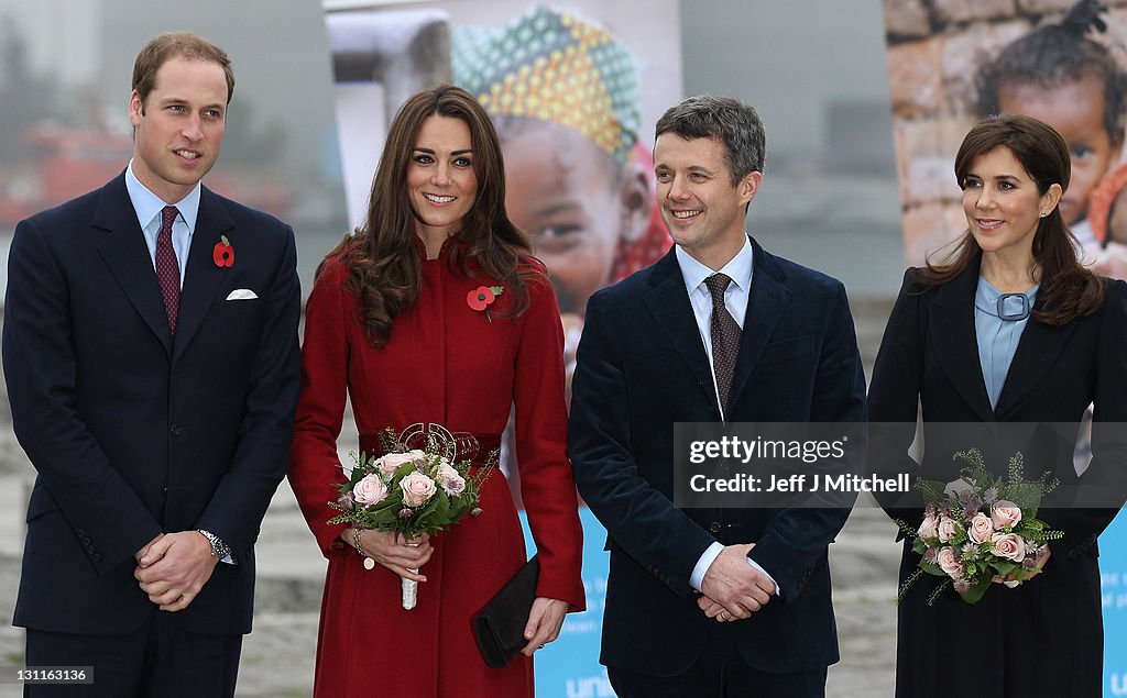 The Duke And Duchess Of Cambridge Visit A Unicef Facility In Denmark