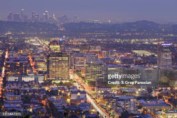 de horizon van glendale - californië - glendale californië stockfoto's en -beelden