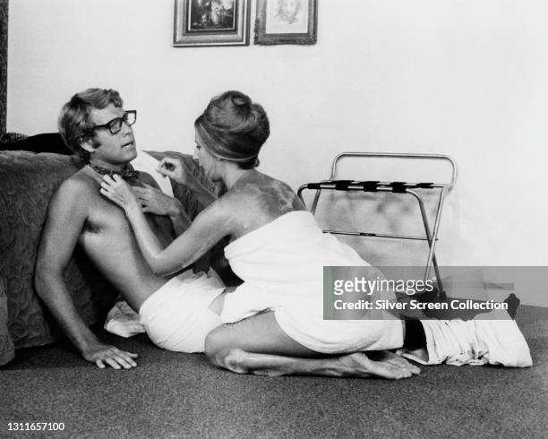 American singer, actress, and filmmaker Barbra Streisand as 'Judy Maxwell' and American actor and former boxer Ryan O'Neal as 'Howard Bannister' in...