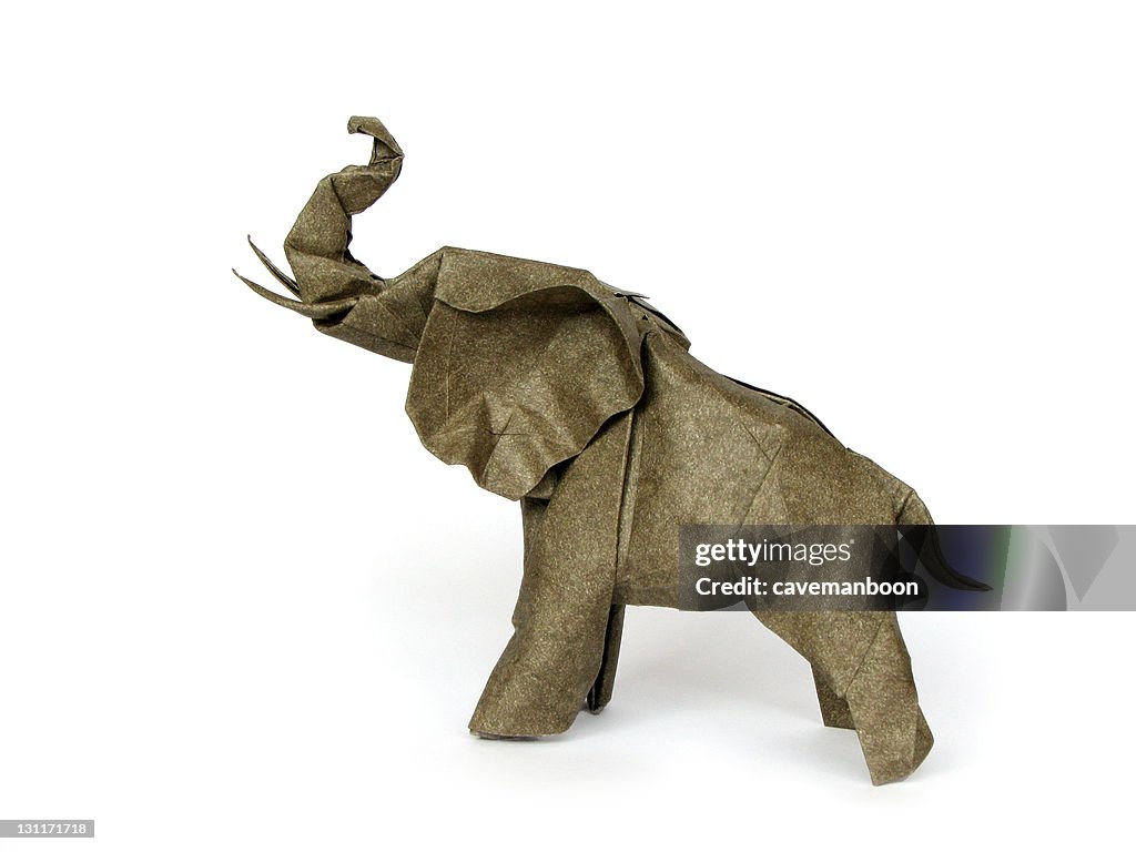 Origami elephant