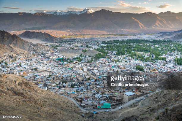 indus valley famaus place in india, asia, jammu and kashmir, ladakh region surround by maoutain himalayan and nature - kargil stock pictures, royalty-free photos & images