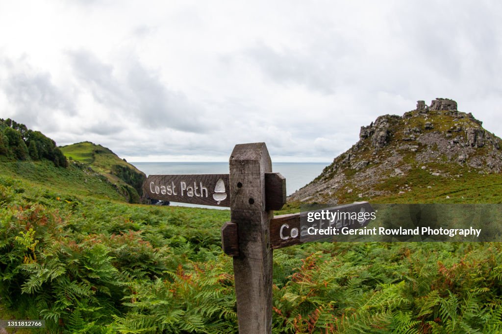 Coast Path Sign, England