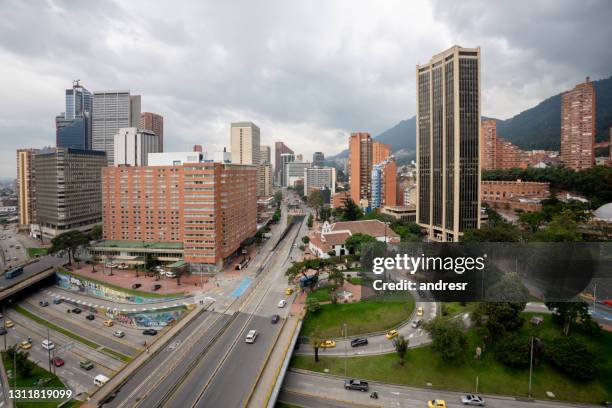 centro di bogotà - colombia - bogota foto e immagini stock