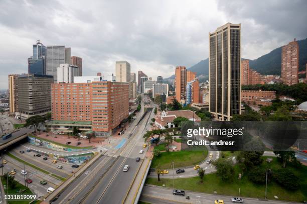 city center of bogota - colombia - bogota stock pictures, royalty-free photos & images