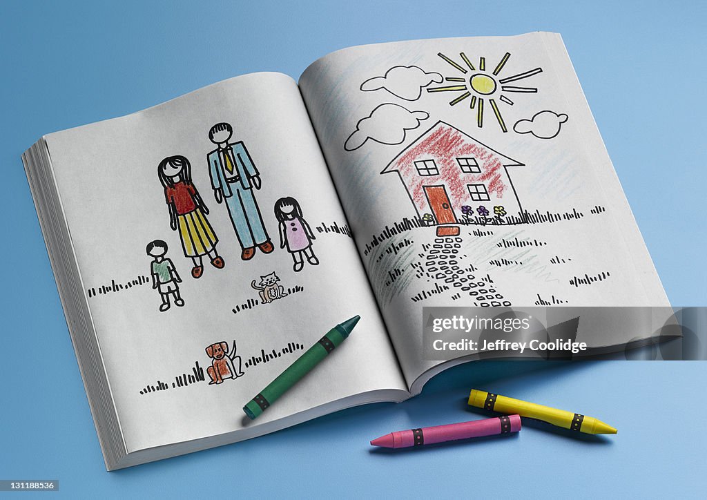 Coloring Book, Home and Family