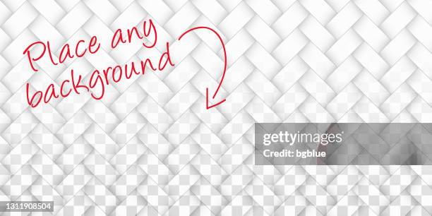 abstract blank background - transparent geometric texture - basket weave pattern stock illustrations