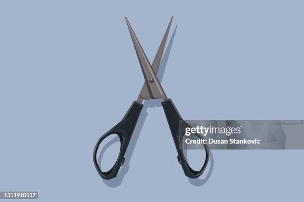 scissors - scissors cutting stock illustrations