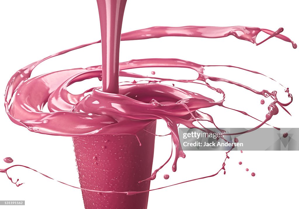 Strawberry Milk Shake Splash