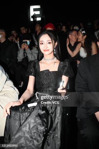 Singer Zhou Jieqiong attends BLANCORE collection show on day eight of Shanghai Fashion Week Autumn/Winter 2021 at Shanghai Xintiandi Taiping Lake...