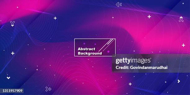 colorful geometric background. fluid shapes composition - leisure games stock illustrations