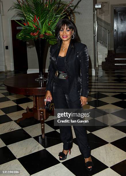 Rebbie Jackson arrives at the afterparty of 'Michael Jackson: The Life Of An Icon' at the Connaught Rooms on November 2, 2011 in London, England.