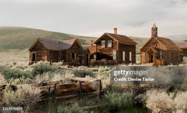 bodie ghost town - bodie ghost town stock pictures, royalty-free photos & images