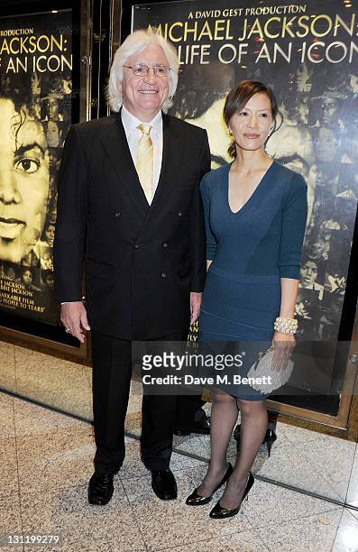 Lawyers Thomas Mesereau Jr and Susan Yu arrive at the World Premiere of "Michael Jackson: The Life Of An Icon" at Empire Leicester Square on November...