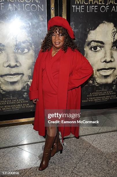 Martha Reeves attends The World Premiere of Michael Jackson: The Life Of An Icon at The Empire Cinema on November 2, 2011 in London, England.