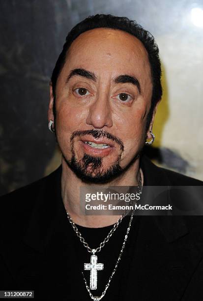David Gest attends The World Premiere of Michael Jackson: The Life Of An Icon at The Empire Cinema on November 2, 2011 in London, England.