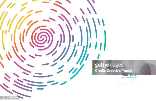 abstract modern colored minimal background - fingerprint stock illustrations