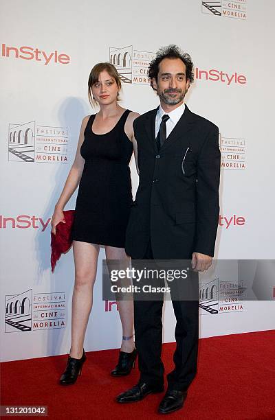 Bruno Bichir during the press conference to present the movie Labios Rojos in Cinepolis Plaza Universidad on 04 october, 2011 in Mexico City, Mexico.