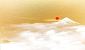 Mt. Fuji Japanese style background