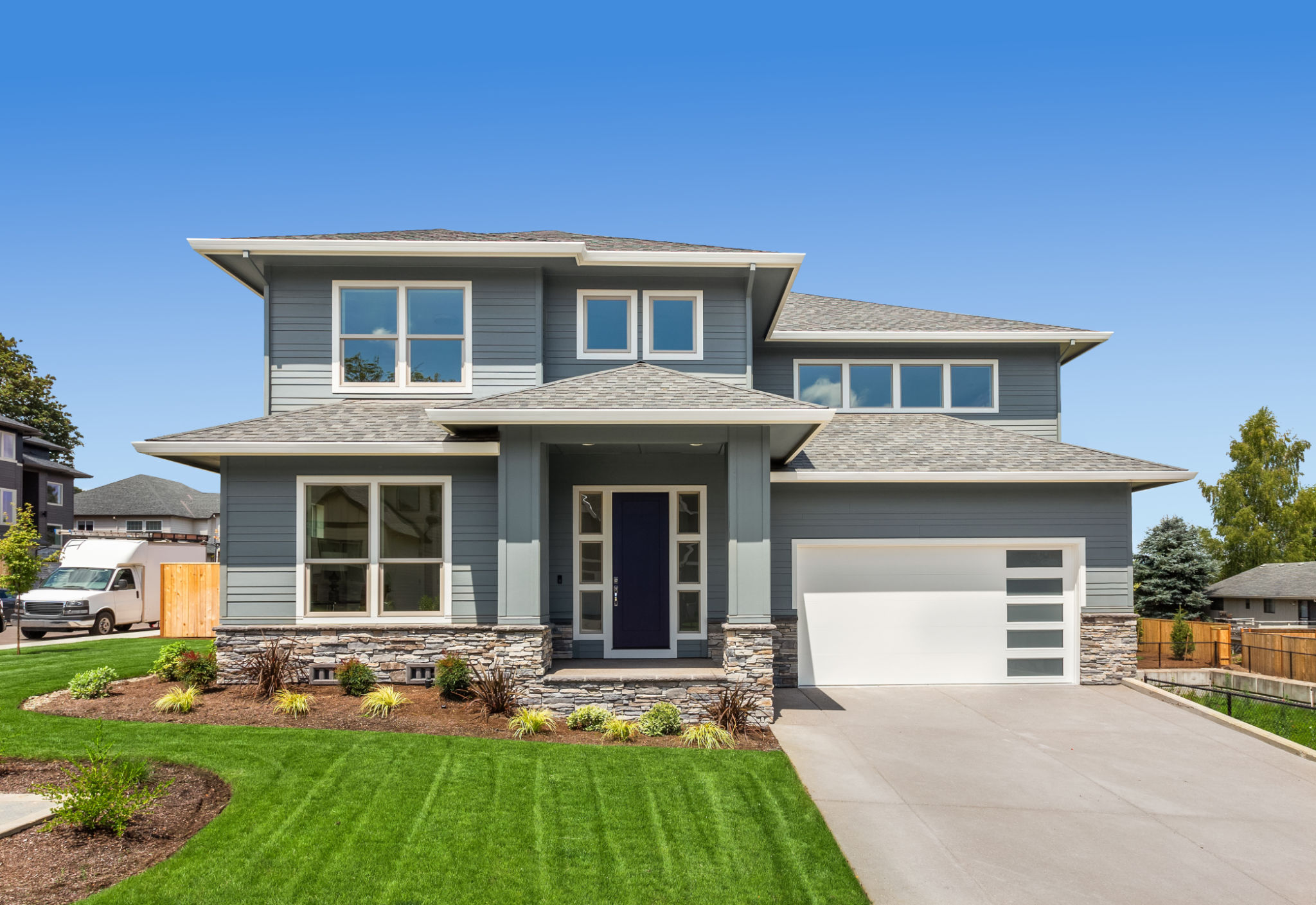 modern home exterior