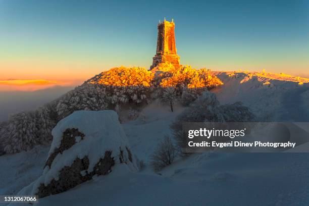 shipka memorial - shipka stock pictures, royalty-free photos & images