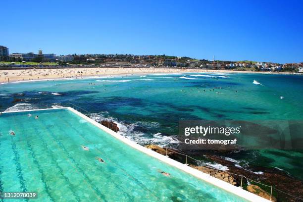 澳大利亞邦迪海灘的夏天 - bondi beach 個照片及圖片檔