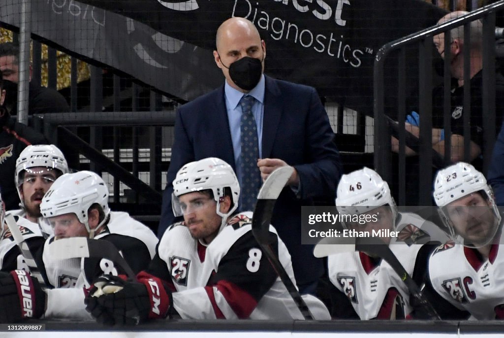 Arizona Coyotes v Vegas Golden Knights