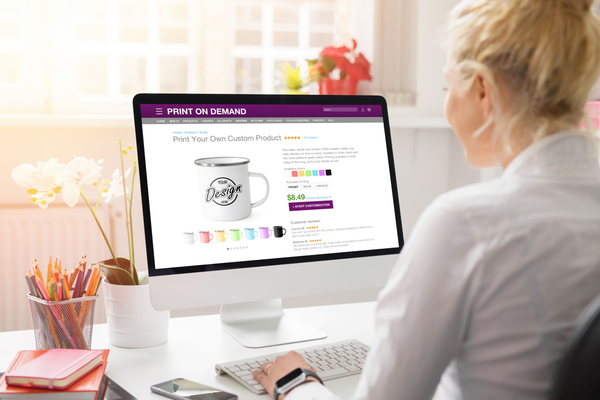 customize website