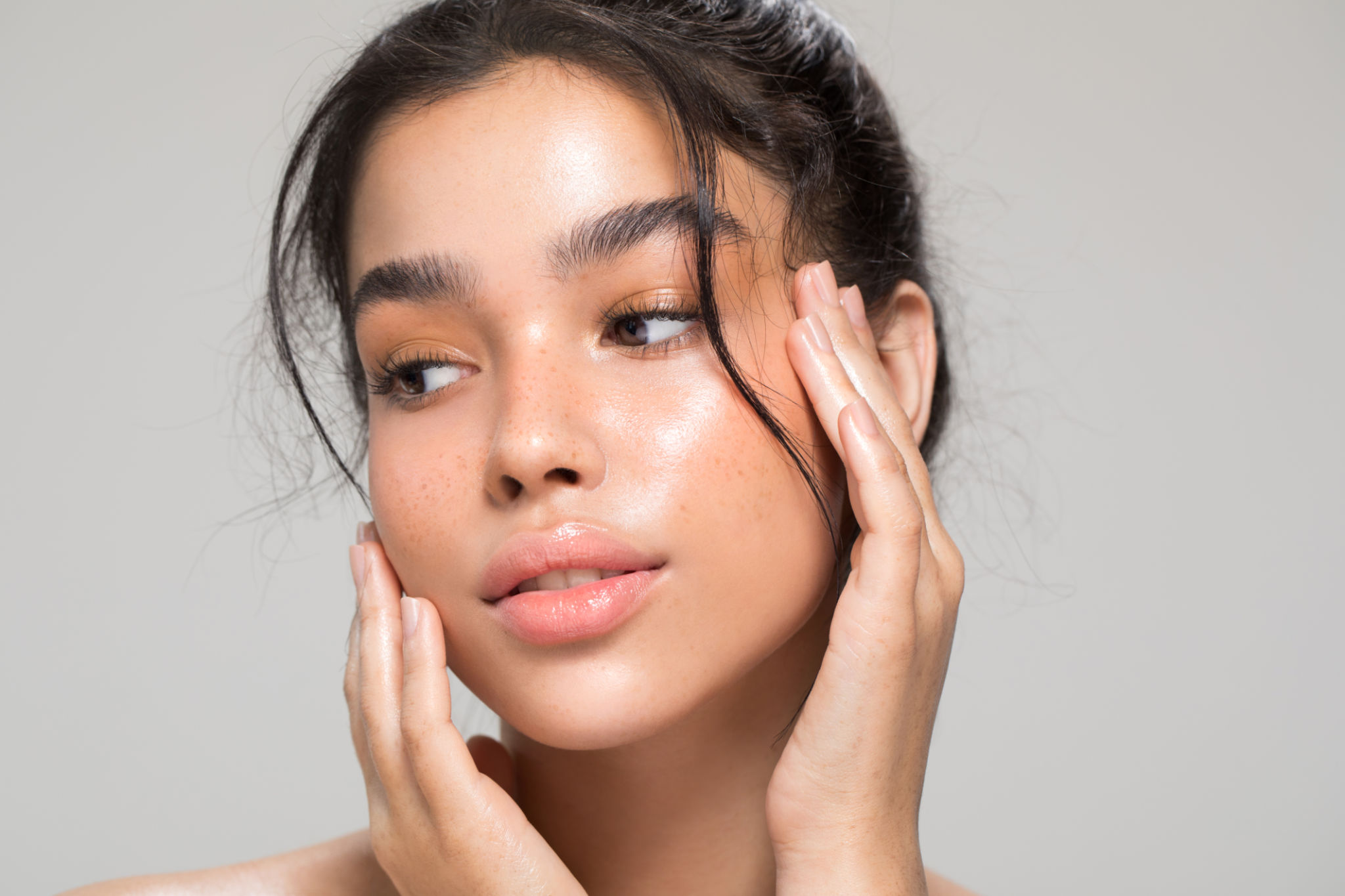 bride glowing skin