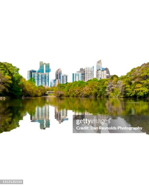 glowing futuristic hdr - piedmont park stockfoto's en -beelden