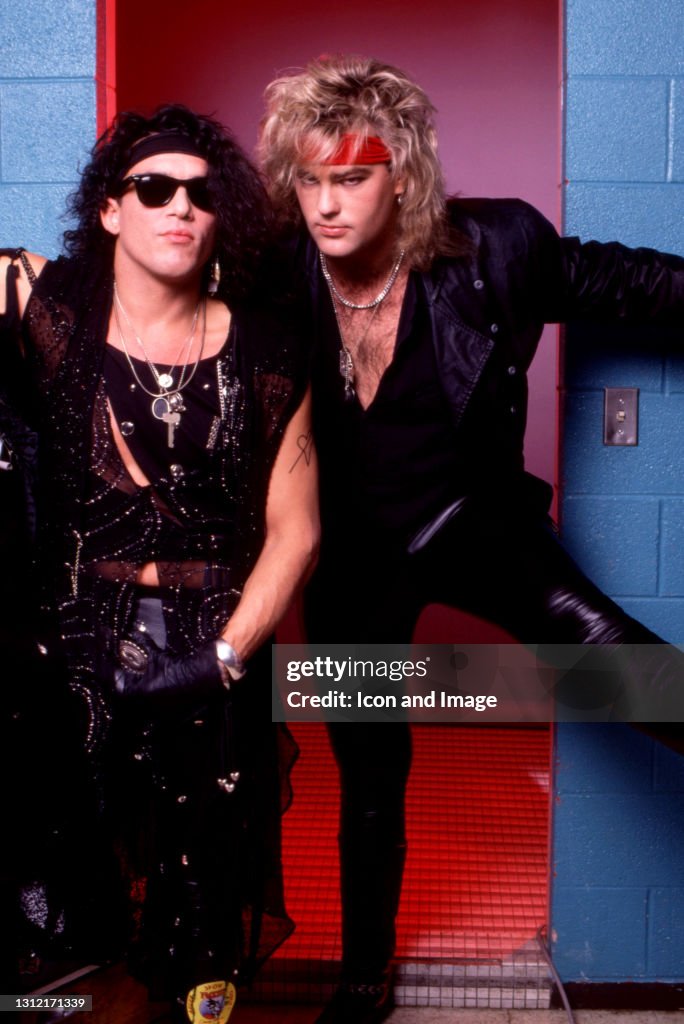 Rat Singer American musician Stephen Pearcy and American guitarist Robbin Crosby ...