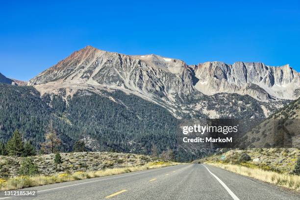 road to yosemite - nevada national security site stock pictures, royalty-free photos & images