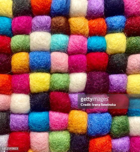 colorful texture - ball of wool stock pictures, royalty-free photos & images