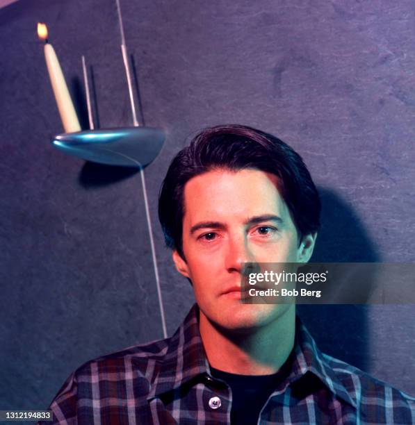 American actor Kyle MacLachlan poses for a portrait circa June, 1995 in New York, New York.