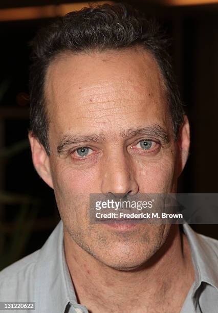 Director/producer Sebastian Junger attends The Academy of Motion Picture Arts and Sciences' screening of "Restrepo" and "The Tillman Story" at the...